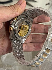 Patek Philippe Black Dial Men’s Watch – Two-Tone Gold & Silver